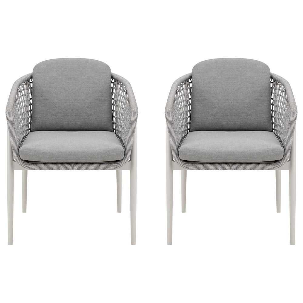 Blue River Rhodes Outdoor Dining Chair in Light Gray (Set of 2), , large