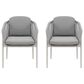 Blue River Rhodes Outdoor Dining Chair in Light Gray (Set of 2), , large
