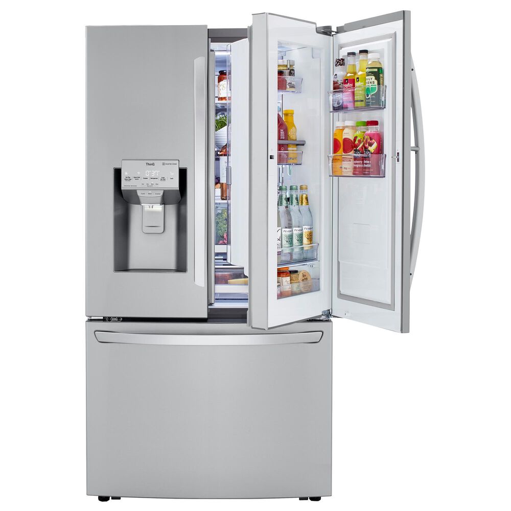 LG 30 Cu. Ft. Door-in-Door French Door Refrigerator with Craft Ice in PrintProof Stainless Steel, , large