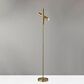 Adesso Vega LED Torchiere in Antique Brass, , large