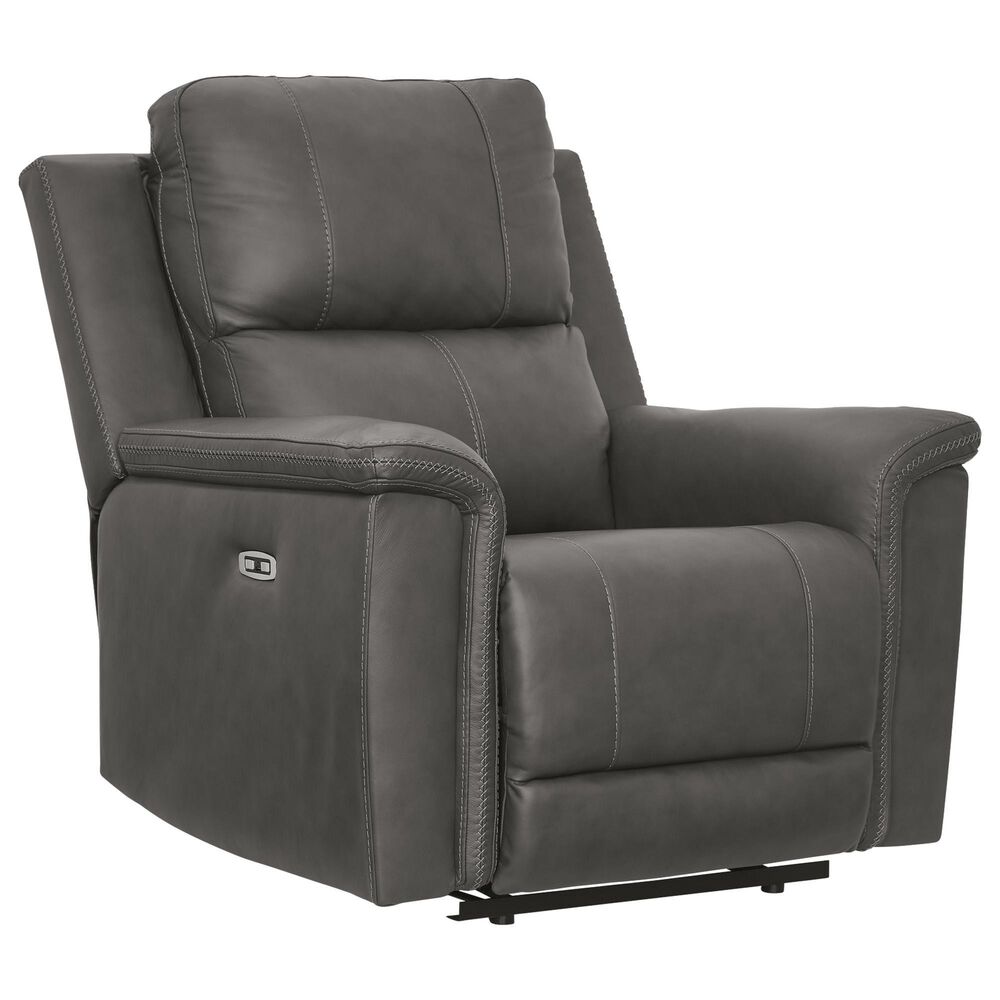 Ashley Bleckley Power Recliner with Adjustable Headrest in Anchor, , large