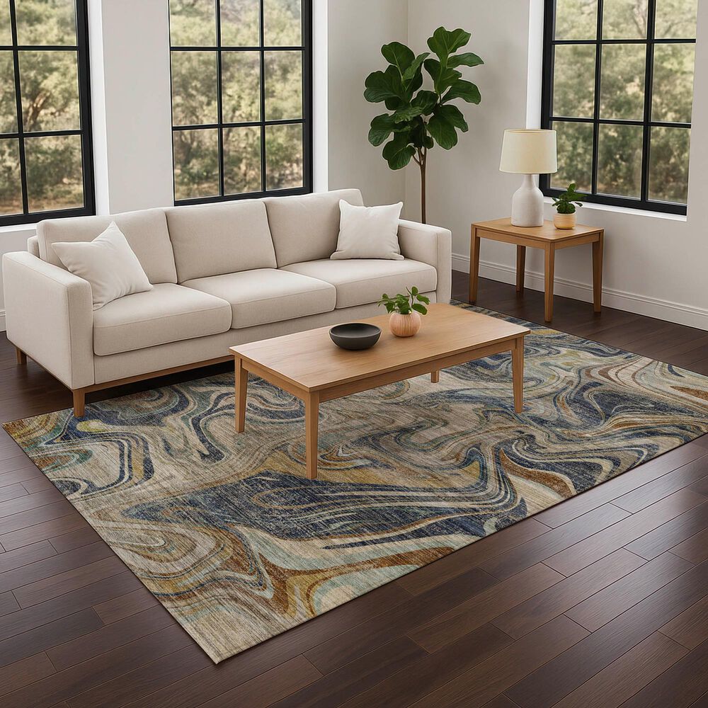 Dalyn Rug Company Nexus NX6 Navy 6'6" x 9'6" Area Rug, , large