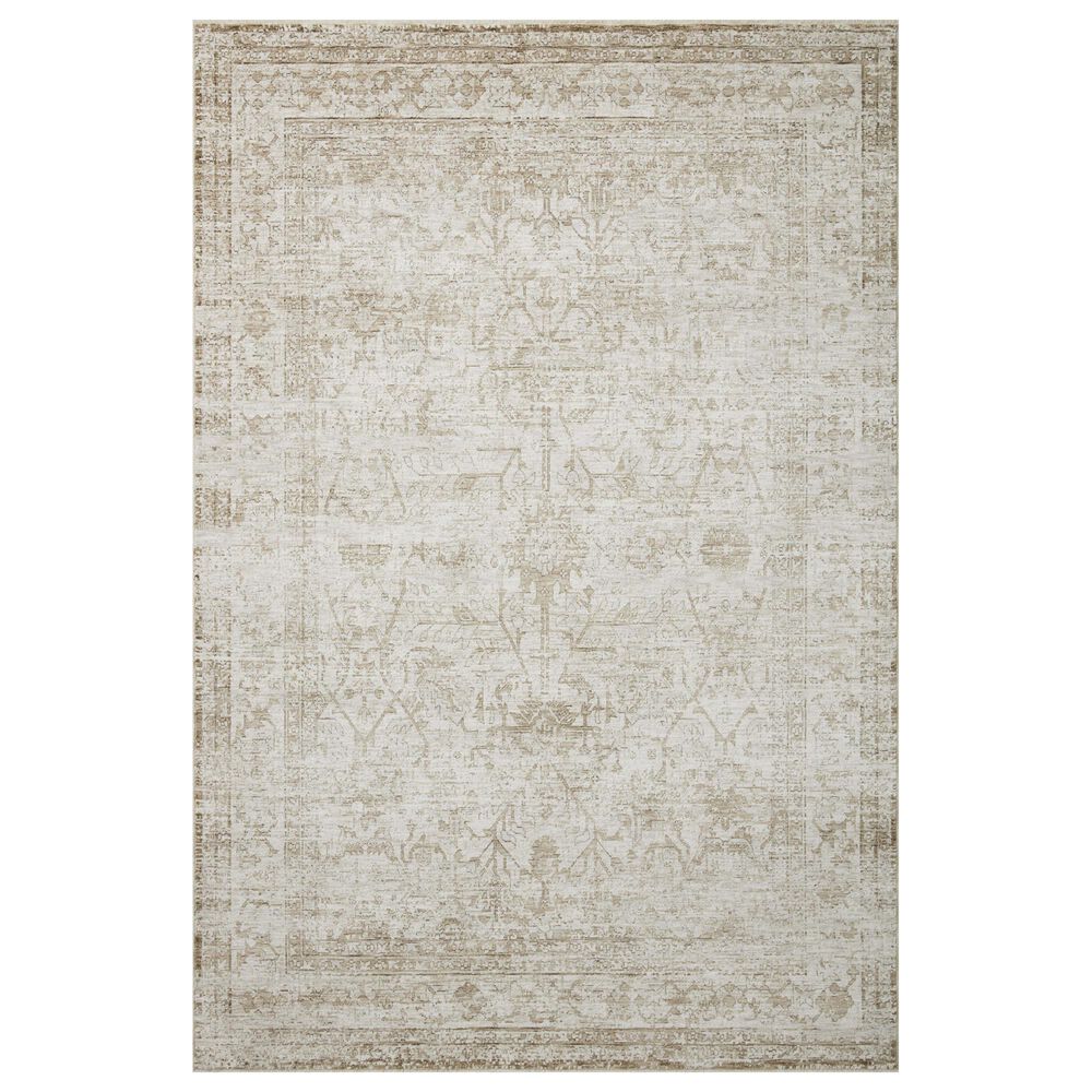 Amber Lewis x Loloi Honora 3"9" x 5"9" Ivory and Natural Area Rug, , large