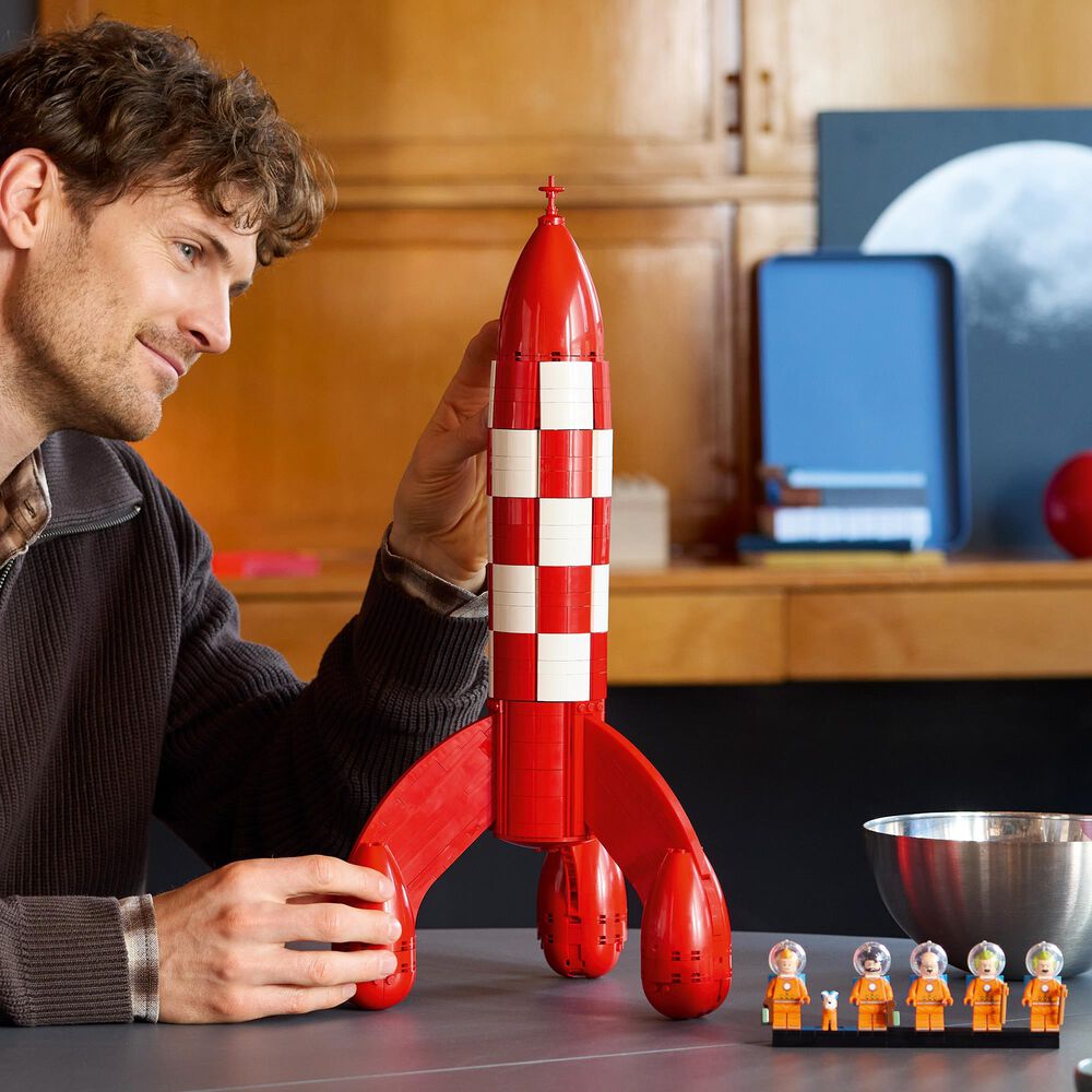 LEGO Tintin Moon Rocket Building Set, , large