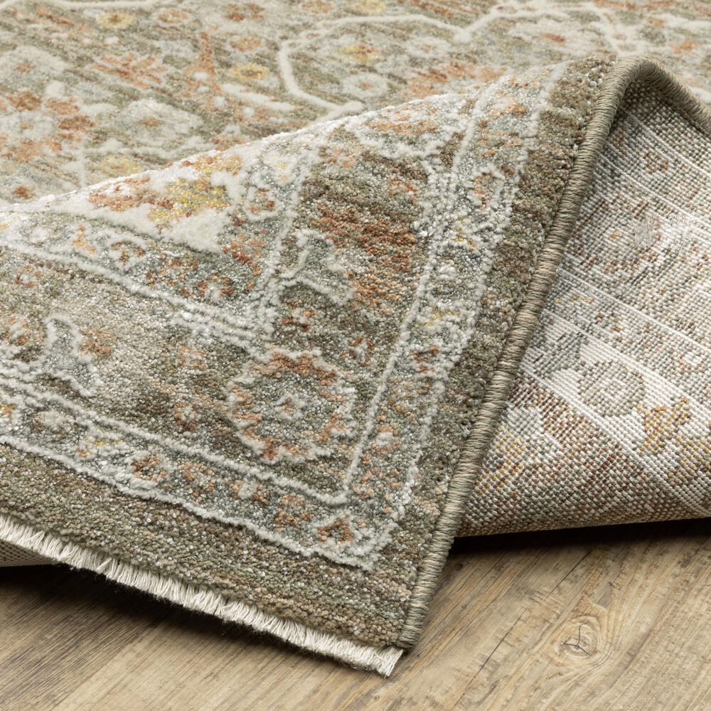 Oriental Weavers Keaton Brown and Rust 2'3" x 7'6" Runner, , large