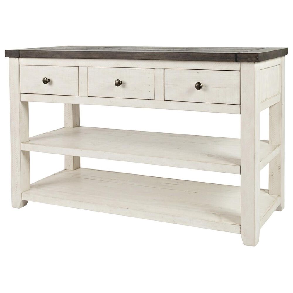 Waltham Madison County Sofa Table in Vintage White, , large