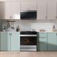Samsung Bespoke Bespoke 6.0 Cu. Ft. Smart Slide-In Gas Range with Reversible Griddle and 23K BTU Power Burner in Stainless Steel, , large
