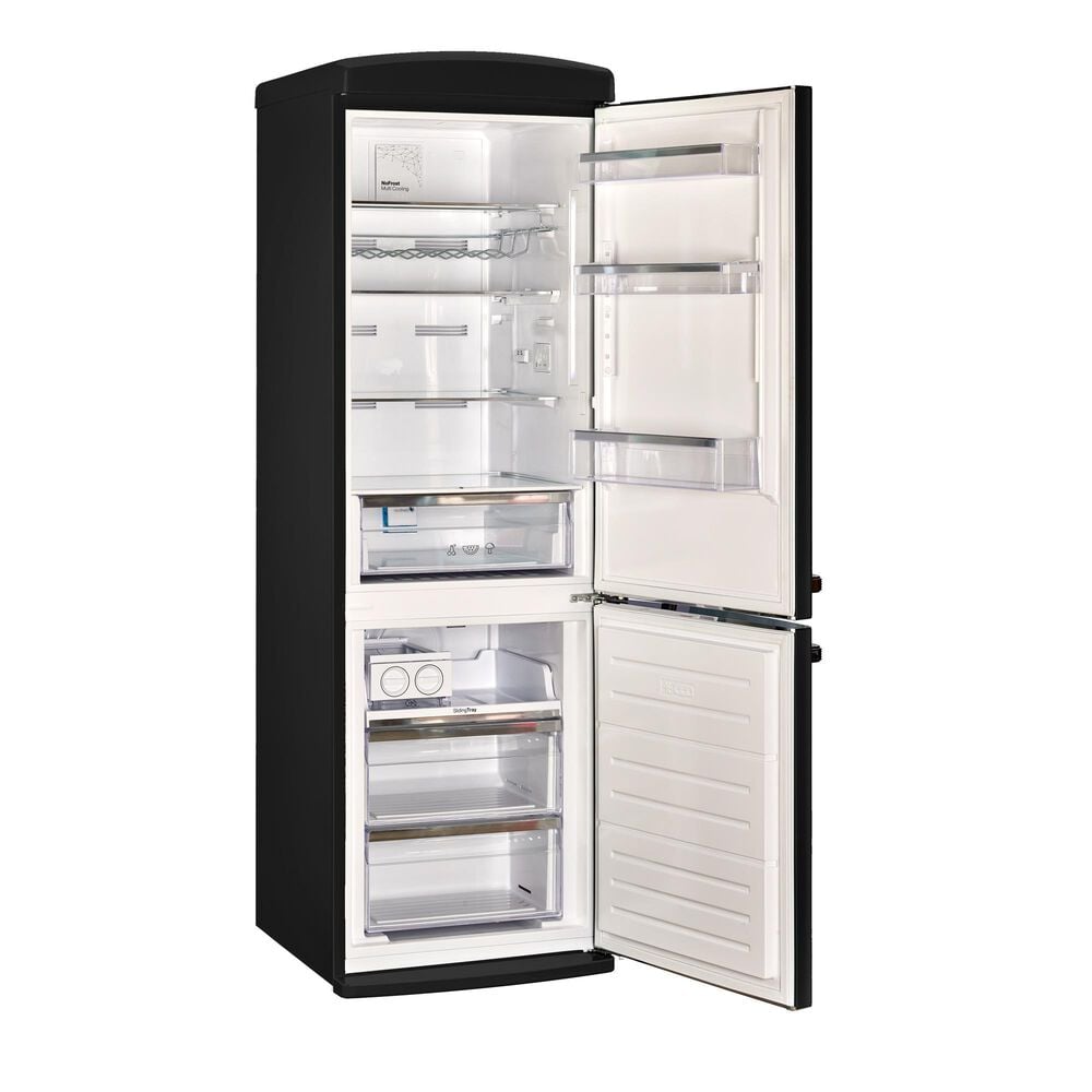 Unique Appliances Classic Retro 12 Cu. Ft. Bottom Freezer Regfrigerator In Matte Black, , large