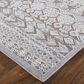 Feizy Francisco 4" x 6" Ivory and Charcoal Area Rug, , large