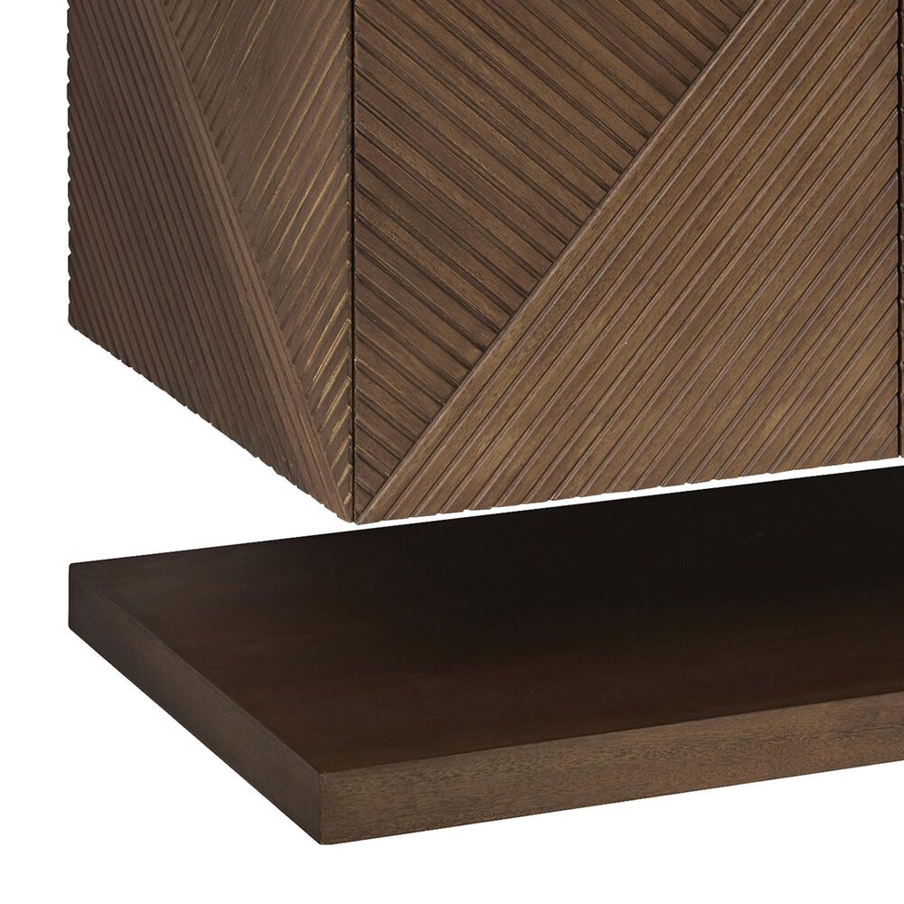 James Martin Vanities Marcello 48" Wall Mounted Single Bathroom Vanity in Chestnut with 3 cm Lime Delight Quartz Top and Rectangular Sink, , large