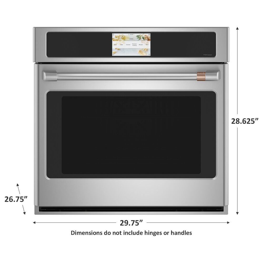 Cafe 30&quot; Built-In Convection Single Wall Oven in Stainless Steel, , large