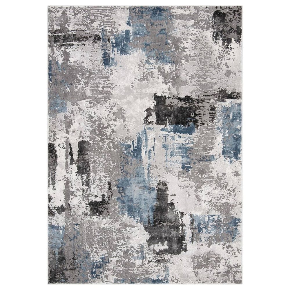 Safavieh Craft CFT820F 5"3" x 7"6" Grey and Blue Area Rug, , large