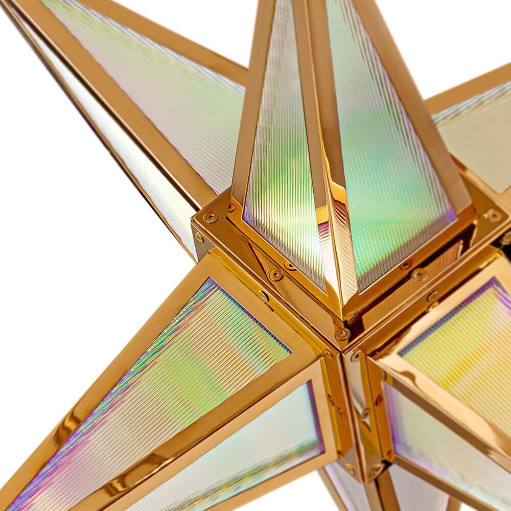 Golden Lighting Spectrum 18" 1-Light LED Chandelier in Rose Gold, , large