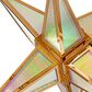 Golden Lighting Spectrum 18" 1-Light LED Chandelier in Rose Gold, , large