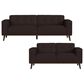 Mayberry Hill Destiny Stationary Sofa and Loveseat Set in Pebble Brown, , large