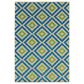 Oriental Weavers Cayman 2063Z 9"10" x 12"10" Sand and Blue Area Rug, , large