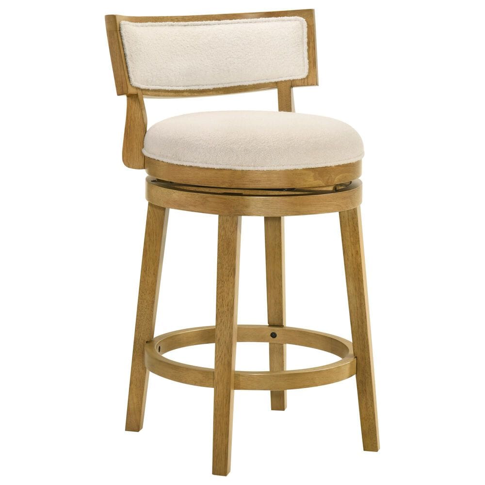 Armen Living Noely Counter Height Stool in Amber Glow, , large