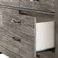 Ashley Frandern 5-Piece Twin Panel Storage Bedroom Set in Rustic Warm Gray, , large