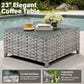 HOMLUX 6-Piece Patio Conversation Set in Dark Gray, , large