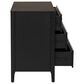Linon Home Decor Wilcox 3-Drawer Dresser in Black, , large