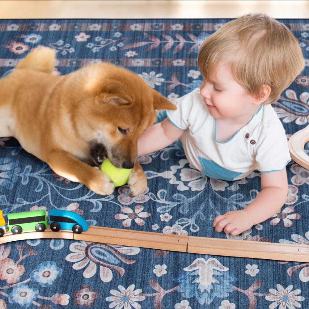 Central Oriental Tianna Lottie Multicolor 5' x 7' Area Rug, , large