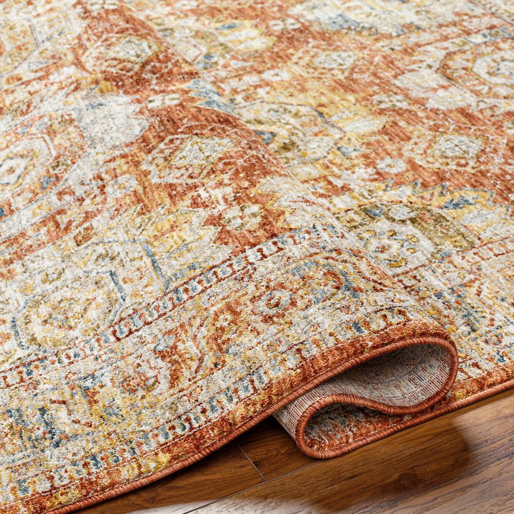 Surya Mona Lisa 10&#39; x 14&#39; Brick Red, Mustard, Tan, Sage, Dark Blue, Olive and Burgundy Area Rug, , large
