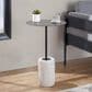 Lumisource Symbol Side Table in Concrete and Black Steel, , large