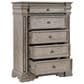 Millenium Blairhurst 5-Piece Queen Panel Bedroom Set in Light Grayish Brown with Lights and USB Ports, , large