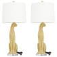 Maple and Jade Polystone Glam Table Lamp in Gold, , large