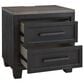 Millenium Foyland 5-Piece King Bedroom Set in Black and Brown, , large