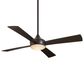 Minka-Aire Aluma Wet 52" Indoor/Outdoor Ceiling Fan with LED Light in Oil Rubbed Bronze, , large