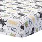 Lambs and Ivy Star Wars Classic Fitted Crib Sheet in Gray, Green, White and Black, , large