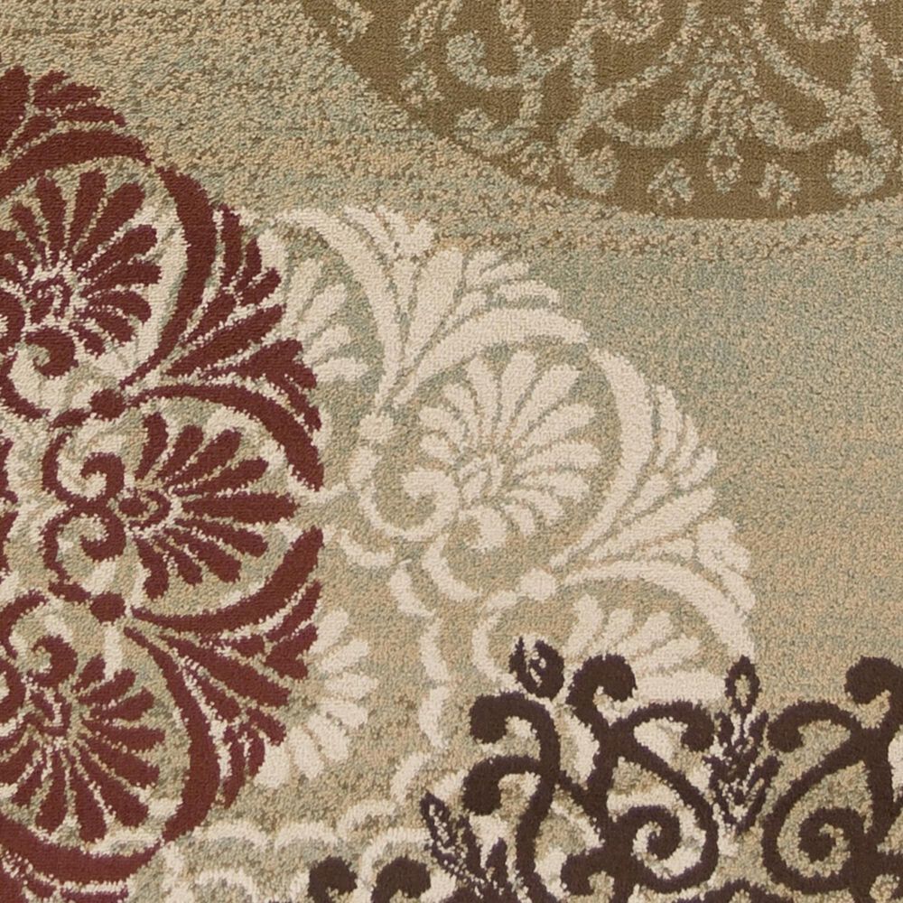 Kas Oriental Rugs Heritage Accents 2&#39;2&quot; x 7&#39;11&quot; Sage Runner, , large
