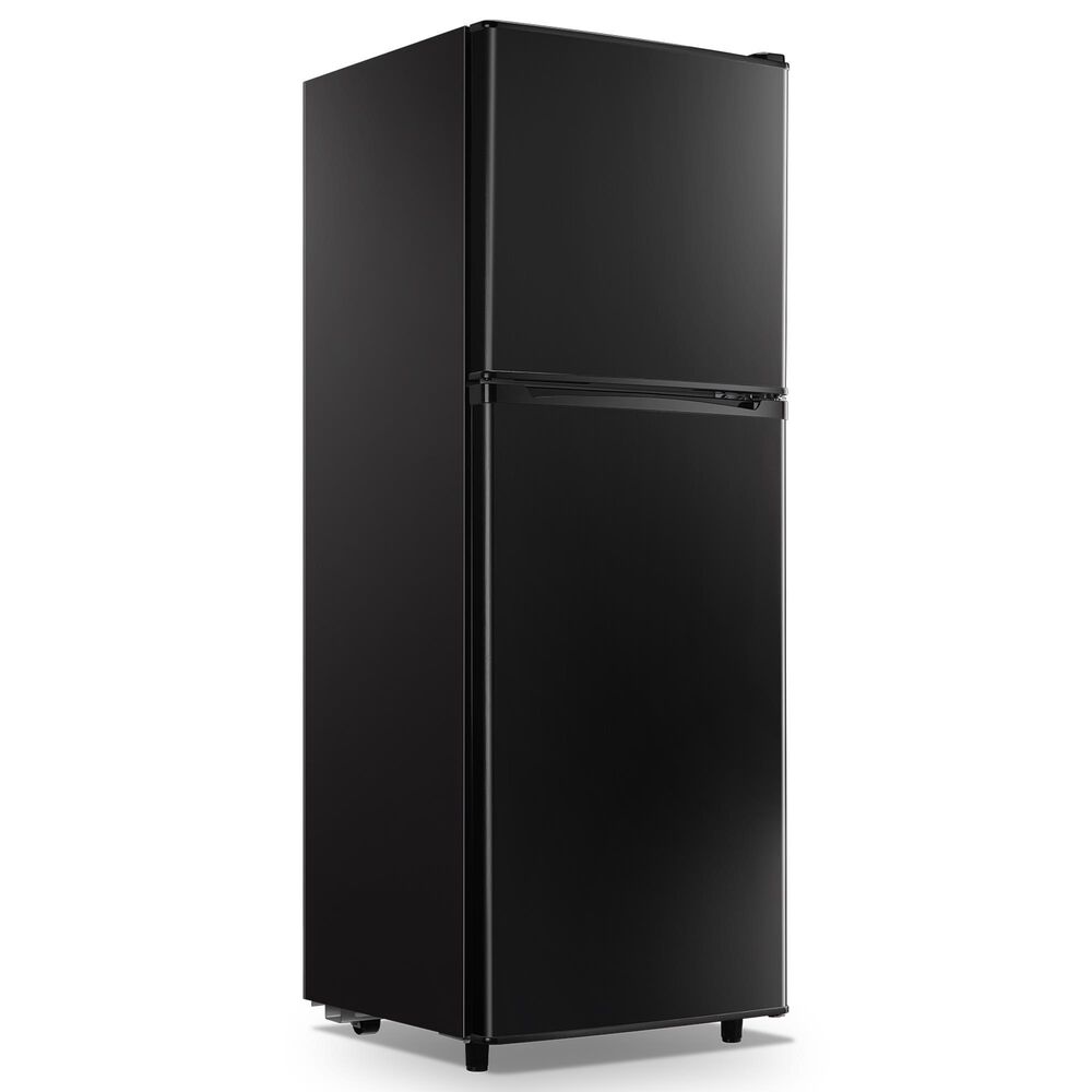 HOMLUX 5 Cu. Ft. Mini Upright Refrigerator with 1.8 Cu. Ft. Top Freezer in Black, , large