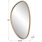 Uttermost Boomerang Mirror in Gold, , large