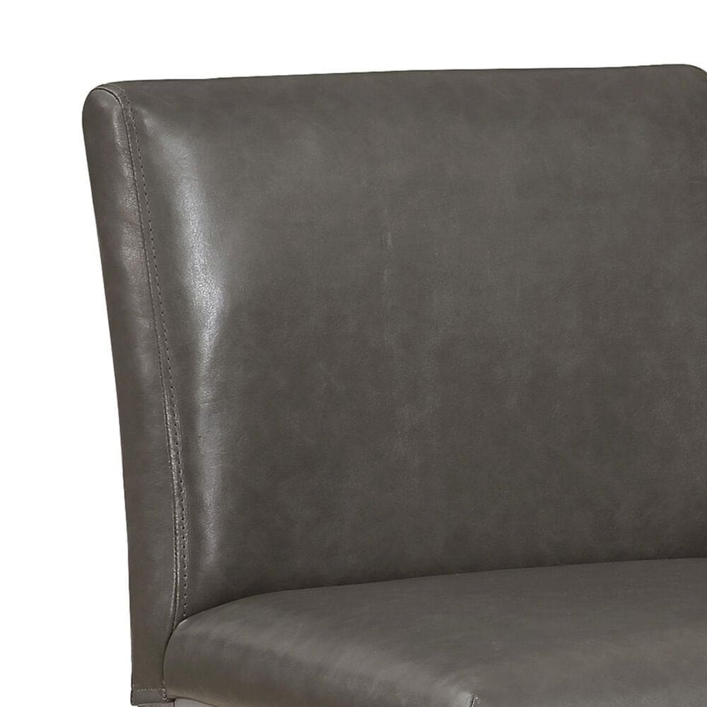 OSP Home Abbott 26&quot; Counter Stool with Pewter Cushion in Brushed Grey, , large