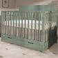 Evolur Meadowbrook 4-In-1 Convertible Crib with Drawer in Meadow Green, , large