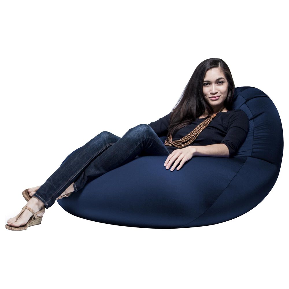 Jaxx Nimbus Large Bean Bag Chair in Navy, , large