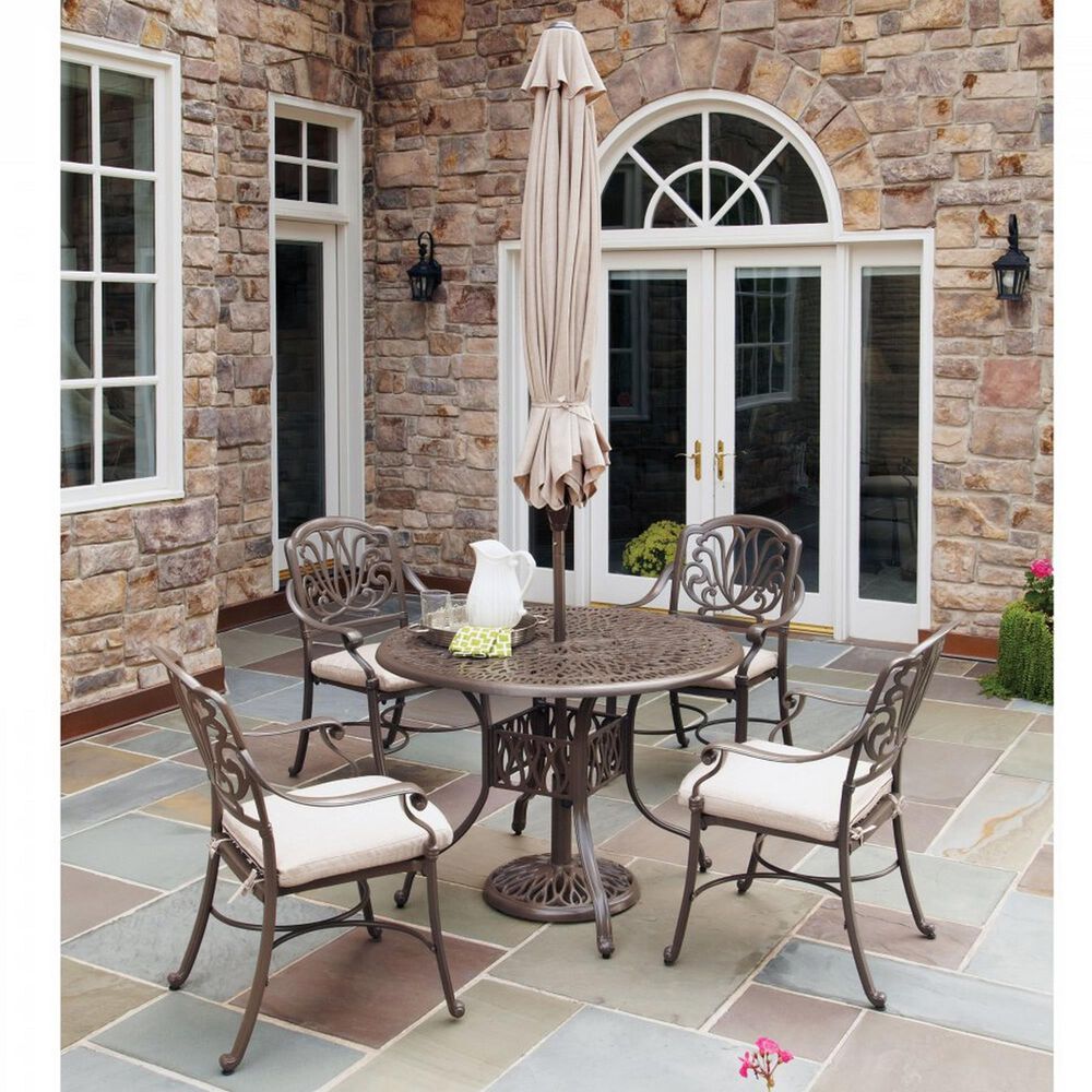 Homestyles Capri 7-Piece Dining Set in Taupe, , large
