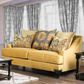 Furniture of America Atene 71" Loveseat in Gold Velvet, , large