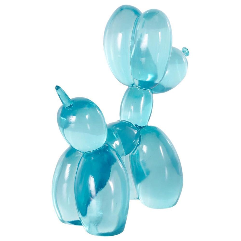 Maple and Jade Dog Tinted Balloon Decorative Sculpture in Light Blue, , large