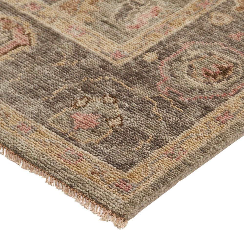 Feizy Carrington 7&#39;9&quot; x 9&#39;9&quot; Gray and Pink Area Rug, , large