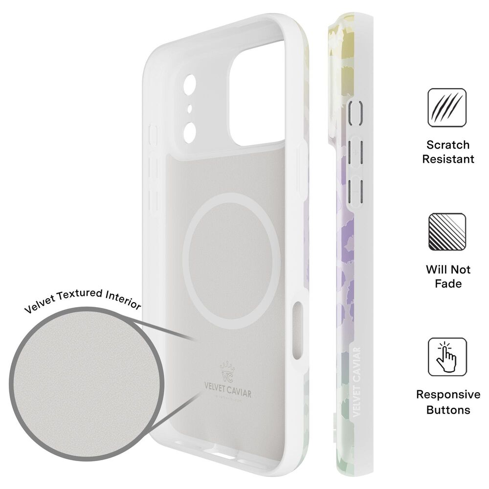 Velvet Caviar MagSafe Case For Apple iPhone 17 Pro Max in White Opal Leopard, , large