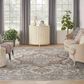 Nourison Astra Machine Washable ASW12 7"10" x 10" Grey and Multicolor Area Rug, , large