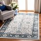 Safavieh Isabella 4" x 6" Cream and Navy Area Rug, , large