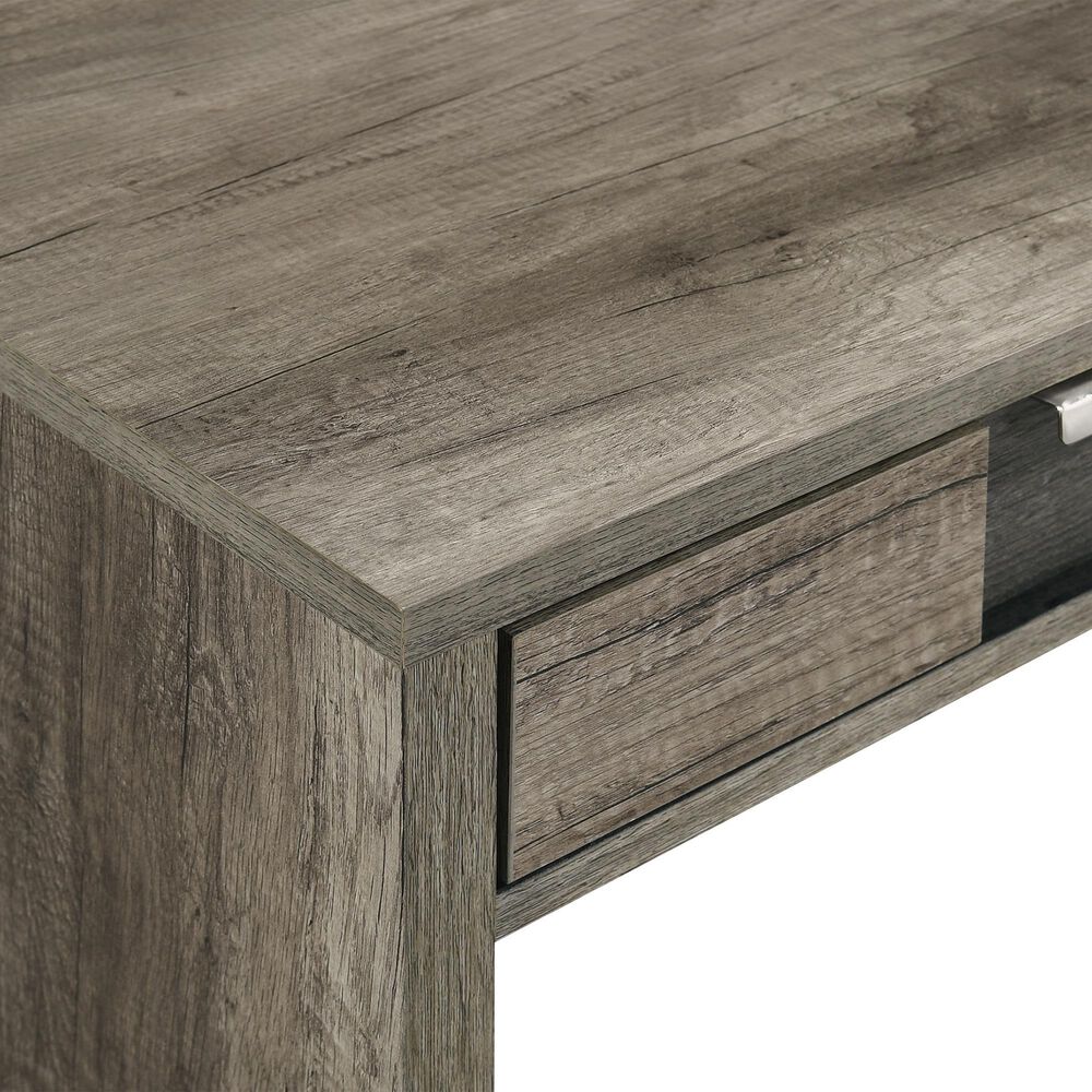 Crown Mark Rangley Writing Desk in Grey and Brown, , large