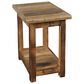 Waltham Reclamation 1-Shelf Chairside Table in Brown, , large