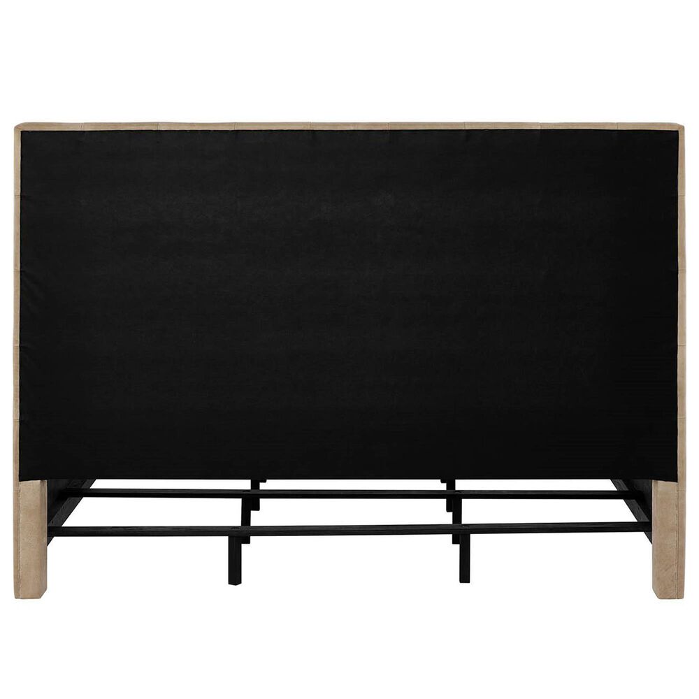 Furniture Worldwide Montclair King Upholstered Panel Bed in Vail Toffee, , large