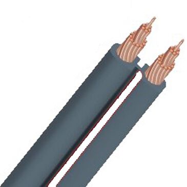 AudioQuest X-2 Flat Series 14 Gauge Speaker Cable 100 ft. (Grey), , large
