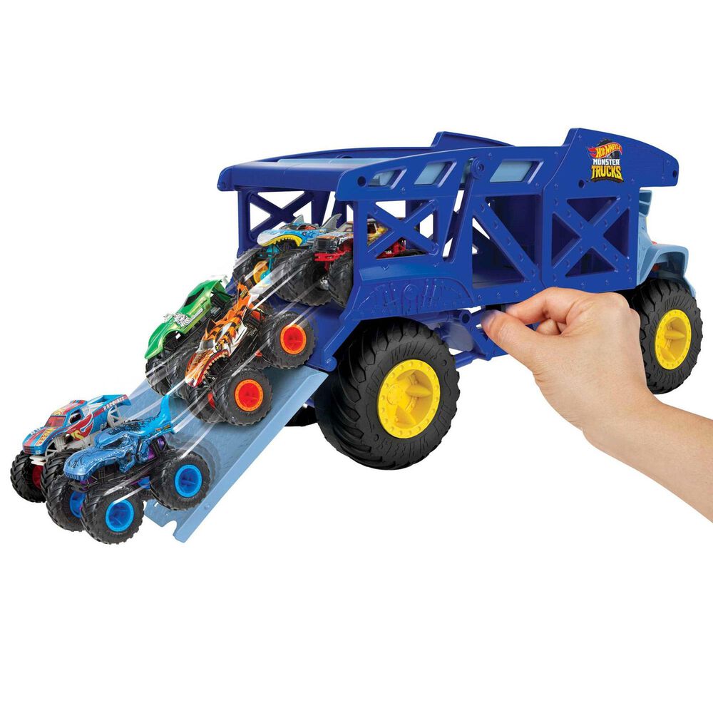 Hot Wheels Rhino Hauler Monster Mover Toy Vehicle in Multicolor, , large